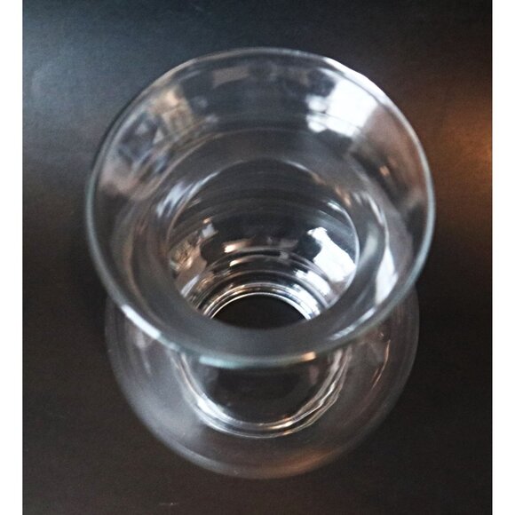 Vintage Glass Hurricane Shade Replacement Chandelier Globe Chimney Fitter - Picture 2 of 4